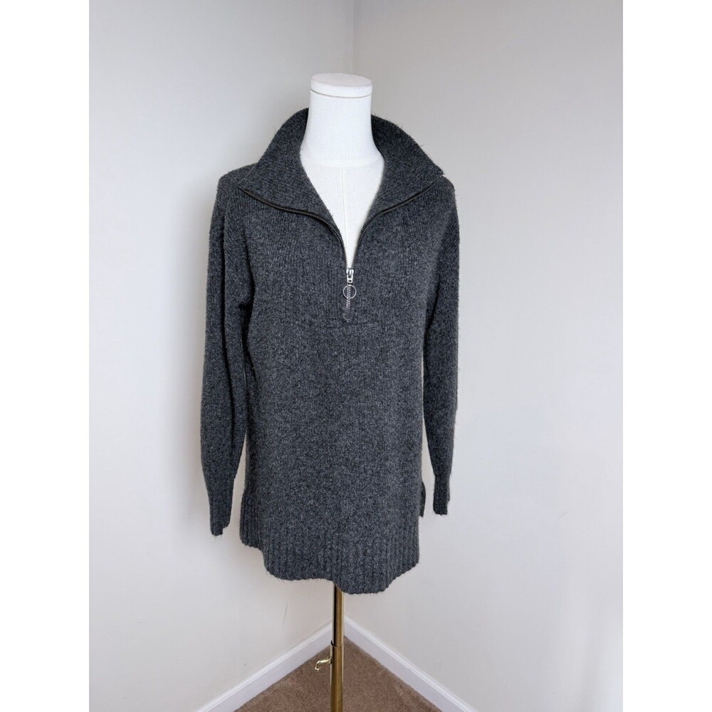 Lou & Grey Women's Half Zip Mock Neck Sweater – Size Small